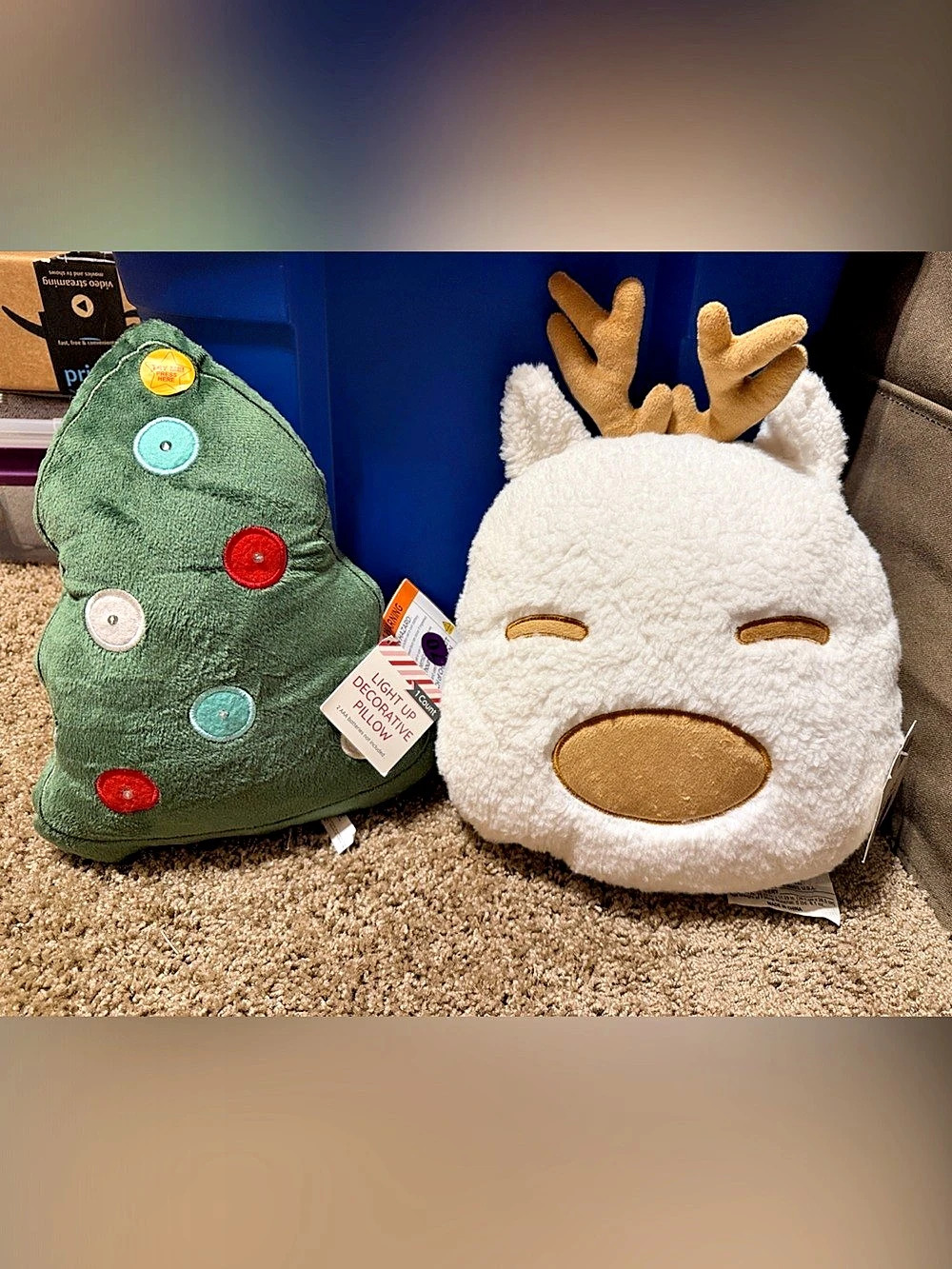 Light-Up Christmas Plush Set NWT